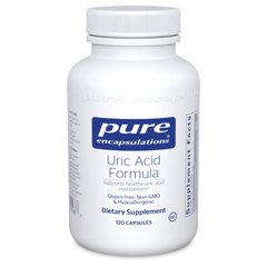 Витамины от накопления уриновой кислоты в организме Pure Encapsulations (Uric Acid Formula) 120 капсул купить в Киеве и Украине