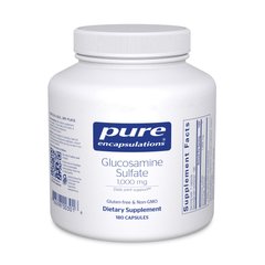 Глюкозамин Сульфат Pure Encapsulations (Glucosamine Sulfate) 1000 мг 180 капсул купить в Киеве и Украине