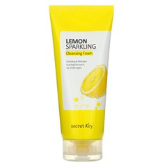 Пінка для вмивання з лимоном, Lemon Sparkling Cleansing Foam, Secret Key, 200 г