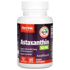 Астаксантин Jarrow Formulas (Astaxanthin) 12 мг 60 капсул