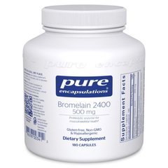Бромелайн Pure Encapsulations (Bromelain 2400) 500 мг 180 капсул купить в Киеве и Украине