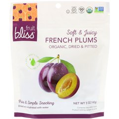 Органические французские сливы, Fruit Bliss, 5 унц. (142 г) купить в Киеве и Украине