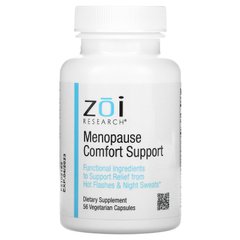 Підтримка комфорту менопаузи, Menopause Comfort Support, ZOI Research, 56 вегетаріанських капсул