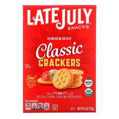 Органічні класичні крекери Late July (Classic Crackers) 170 м