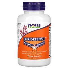 Підтримка здоров'я імунної та респіраторної системи суміш із парактином Now Foods (Immune Air Defense) 90 капсул