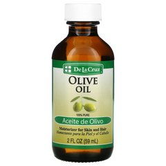 100% чистое и натуральное оливковое масло, 100% Pure and Natural Olive Oil, De La Cruz, 59 мл купить в Киеве и Украине
