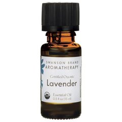 Сертифіковане органічне ефірна олія лаванди, Certified Organic Lavender Essential Oil, Swanson, 15 мл