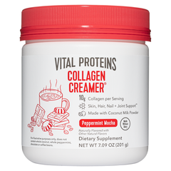 Vital Proteins, Вершки з колагеном, м'ятний мокко, 7,09 унції (201 г)