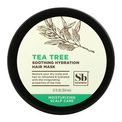 Soapbox, Заспокійлива маска для волосся, що зволожує, чайне дерево, 12 рідких унцій (354 мл)