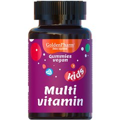 Мультивитамины для детей GoldenPharm (Multivitamin) 60 мармеладок купить в Киеве и Украине