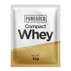 Сироватковий протеїн бельгійський шоколад Pure Gold (Compact Whey Protein Belgian Chocolate) 32 г