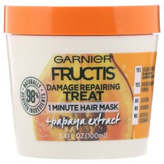 Маска для відновлення пошкодженого волосся за 1 хвилину, з екстрактом папайї, Garnier, 100 мл