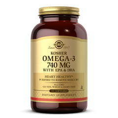 Кошерна Омега 3 Solgar (Kosher Omega-3) 675 мг 100 м'яких капсул