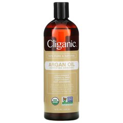 Cliganic, Органическое масло арганы, 16 жидких унций (473 мл) купить в Киеве и Украине