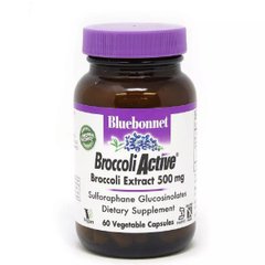 Экстракт Брокколи Bluebonnet Nutrition (Broccoli Active) 500 мг 60 вегетарианских капсул купить в Киеве и Украине