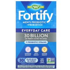 Пробиотики + пребиотики для мужчин Nature's Way (Men's Probiotic + Prebiotics) 30 миллиардов 30 капсул купить в Киеве и Украине