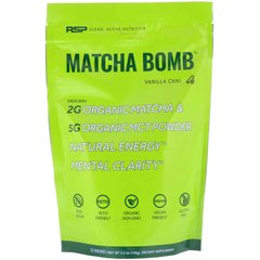 Ванильный чай, Matcha Bomb, RSP Nutrition, 150 г купить в Киеве и Украине