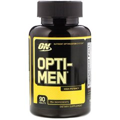 Мультивитамины для мужчин Optimum Nutrition (Opti-Men) 90 таблеток купить в Киеве и Украине
