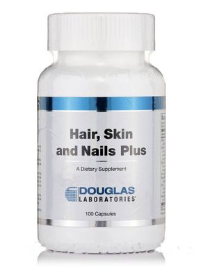 Витамины для волос кожы и ногтей Douglas Laboratories (Hair Skin and Nails Plus) 100 капсул купить в Киеве и Украине
