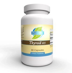 Щитовидная железа Priority One (Thyroid) 65 мг 90 капсул купить в Киеве и Украине