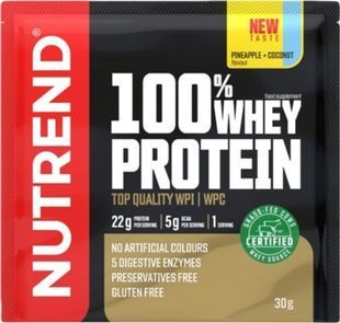 Сироватковий протеїн ківі-банан Nutrend (100% Whey Protein) 30 г