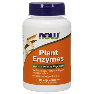 Растительные ферменты Now Foods (Plant Enzymes) 120 капсул купить в Киеве и Украине