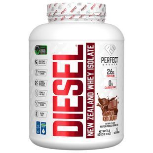PERFECT Sports, Diesel, New Zealand Whey Isolate, Milk Chocolate, 5 lbs (2.27 kg)