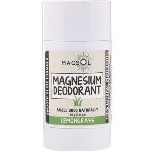 Deodorant with magnesium, lemongrass, Magsol, 80 g