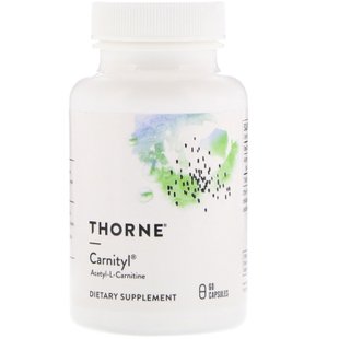 Ацетил Л Карнитин Thorne Research (Carnityl Acetyl-L-Carnitine) 500 мг 60 капсул купить в Киеве и Украине