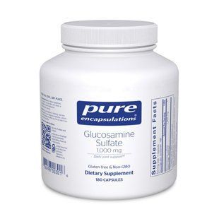 Глюкозамин Сульфат Pure Encapsulations (Glucosamine Sulfate) 1000 мг 180 капсул купить в Киеве и Украине
