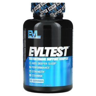 EVLution Nutrition, EVLTest, testosterone support complex, 120 tablets