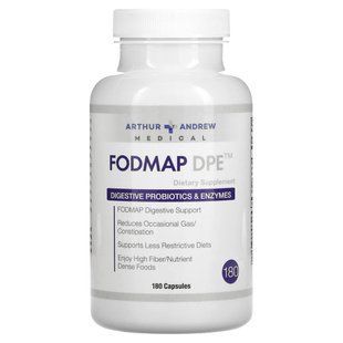 Фодмап пищеварительные ферменты для углеводов Arthur Andrew (Fodmap DPE) 180 капсул купить в Киеве и Украине