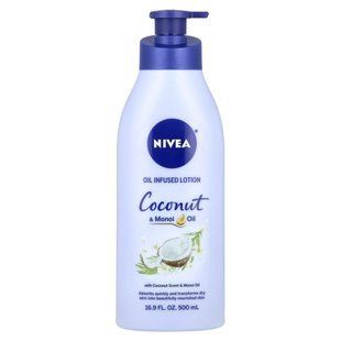 Lotion based on oils, coconut oil and monoi oil, Oil Infused Lotion, Coconut & Monoi Oil, Nivea, 500 ml.