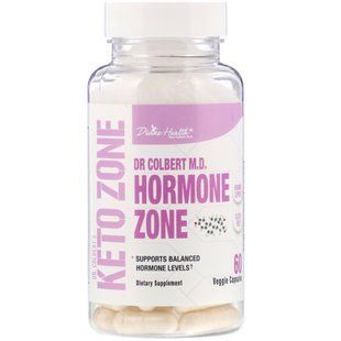 Dr. Colberts Keto Zone, Hormone Zone, Divine Health, 60 vegetarian capsules