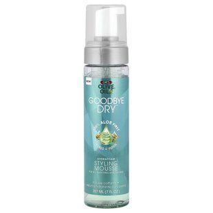 ORS (Olive Oil Hydrafoam Styling Mousse Goodbye Dry) 207 ml for all hair types and textures.