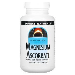 Magnesium Ascorbate, Source Naturals, 1000 mg, 120 tablets