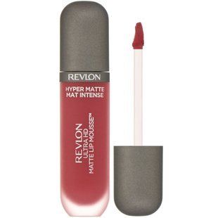 Матовый мусс для губ Ultra HD Matte, оттенок &laquo;Огенно-красный&raquo;, Revlon, 5,9 мл купить в Киеве и Украине