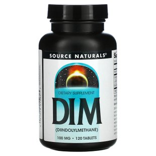 Дииндолилметан (ДИМ), DIM (Diindolylmethane), Source Naturals, 100 мг, 120 Таблеток купить в Киеве и Украине