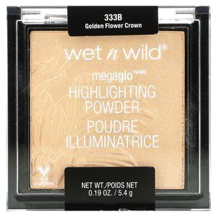 Пудра-хайлайтер MegaGlo, відтінок Золота Квіткова Корона, Wet n Wild, 5,4 г