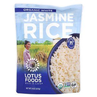 Lotus Foods, Organic White Jasmine Rice, 8 oz (227 g) купить в Киеве и Украине