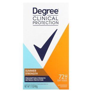 Degree, Women, Clinical Protection, Antiperspirant Deodorant, Soft Solid, Summer Strength, 1.7 oz (48 g) купить в Киеве и Украине