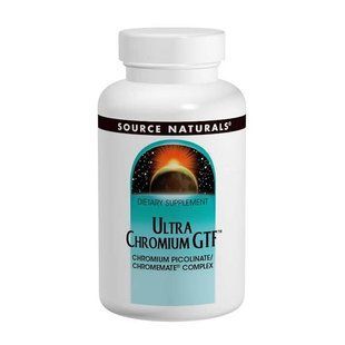 Хром ультра Source Naturals (Ultra Chromium GTF) 200 мкг, 120 таблеток купить в Киеве и Украине