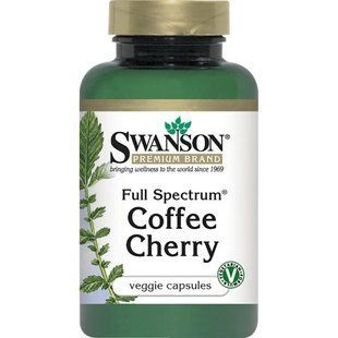 Coffee cherry, Full Spectrum Coffee Cherry, Swanson, 200 mg, 60 capsules.