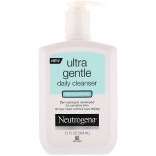 Daily cleansing foam formula, Neutrogena, 12 fluid ounces (354 ml).