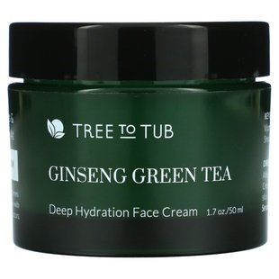 Tree To Tub, ежедневное глубоко увлажняющее средство для чувствительной кожи, женьшень и зеленый чай, 50&nbsp;мл (1,7&nbsp;жидк.&nbsp;унции) купить в Киеве и Украине