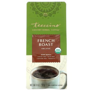 Травяной кофе французской обжарки органик без кофеина Teeccino (Chicory Herbal Coffee) 312 г купить в Киеве и Украине