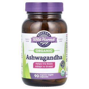 Ашвагандха Oregon's Wild Harvest (Ashwagandha) 400 мг 90 капсул купить в Киеве и Украине