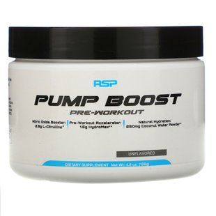 Предварительная тренировка, без ароматизатора, RSP Nutrition, 138 г купить в Киеве и Украине