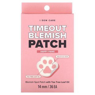 I Dew Care, Timeout Blemish Patch, Happy Paws, 36 Patches купить в Киеве и Украине