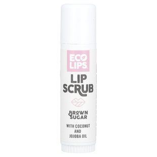 Eco Lips, скраб для губ, коричневий цукор, 17 г (0,56 унції)